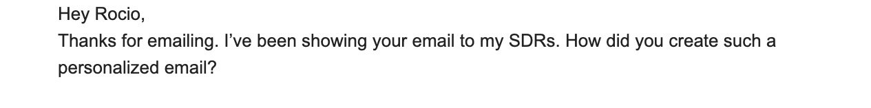 Prospect reply: Henry at Carta 2